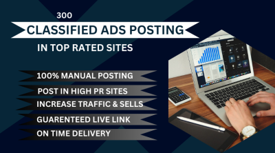 I will provide 100 backlinks of best classified ads posting for any country