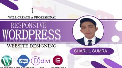 I Will Design, Redesign, Edit, or Fix WordPress Websites for Your Projects