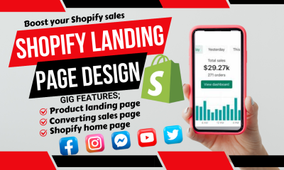 I Will Create a High-Converting Shopify Landing Page to Boost Your Sales