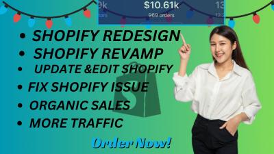 I Will Revamp and Redesign Your Shopify Dropshipping Branded Store