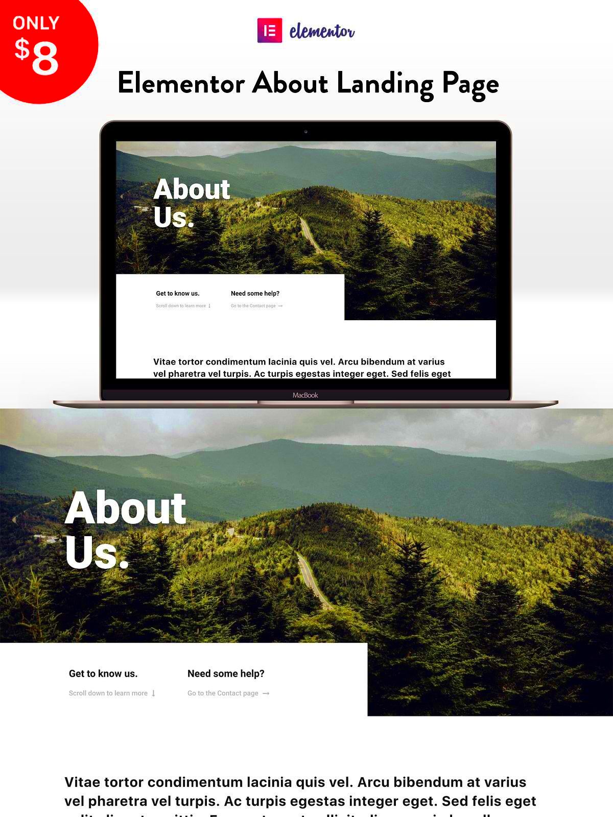 Elementor Pro Landing Page Templates