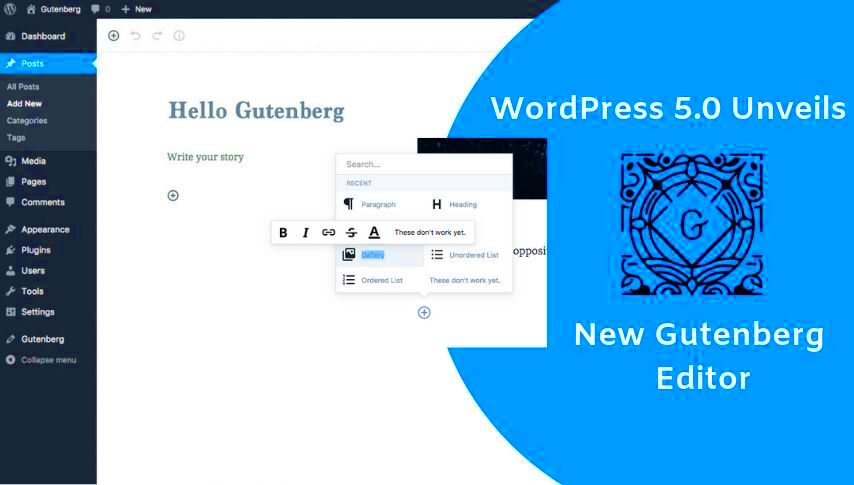 WordPress 50 Unveils the New Gutenberg Editor  WebAlive