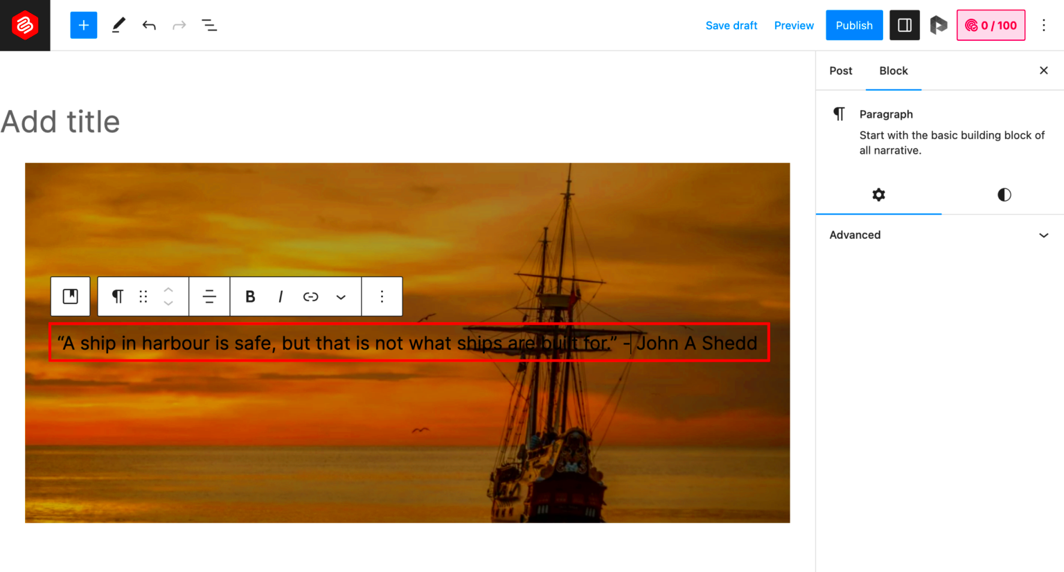 How to Add Text Over an Image in WordPress Step by Step