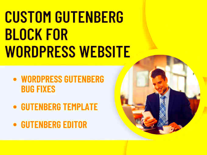 Create gutenberg blocks using react in wordpress by Rolandsequeira  Fiverr