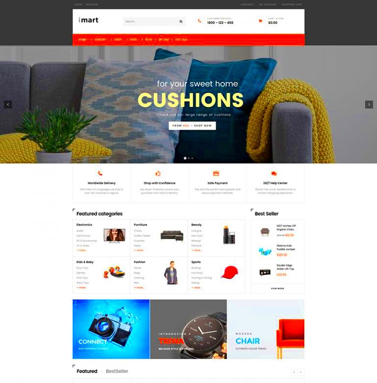 22 Free eCommerce WordPress Themes with Shopping Cart  PSD Templates Blog