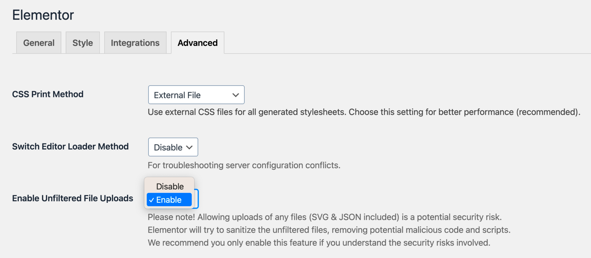 How to Safely Enable SVG Support in Elementor  el mentor