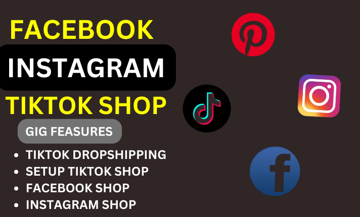 I Will Set Up TikTok Shop, Instagram Shop, and Facebook Shop