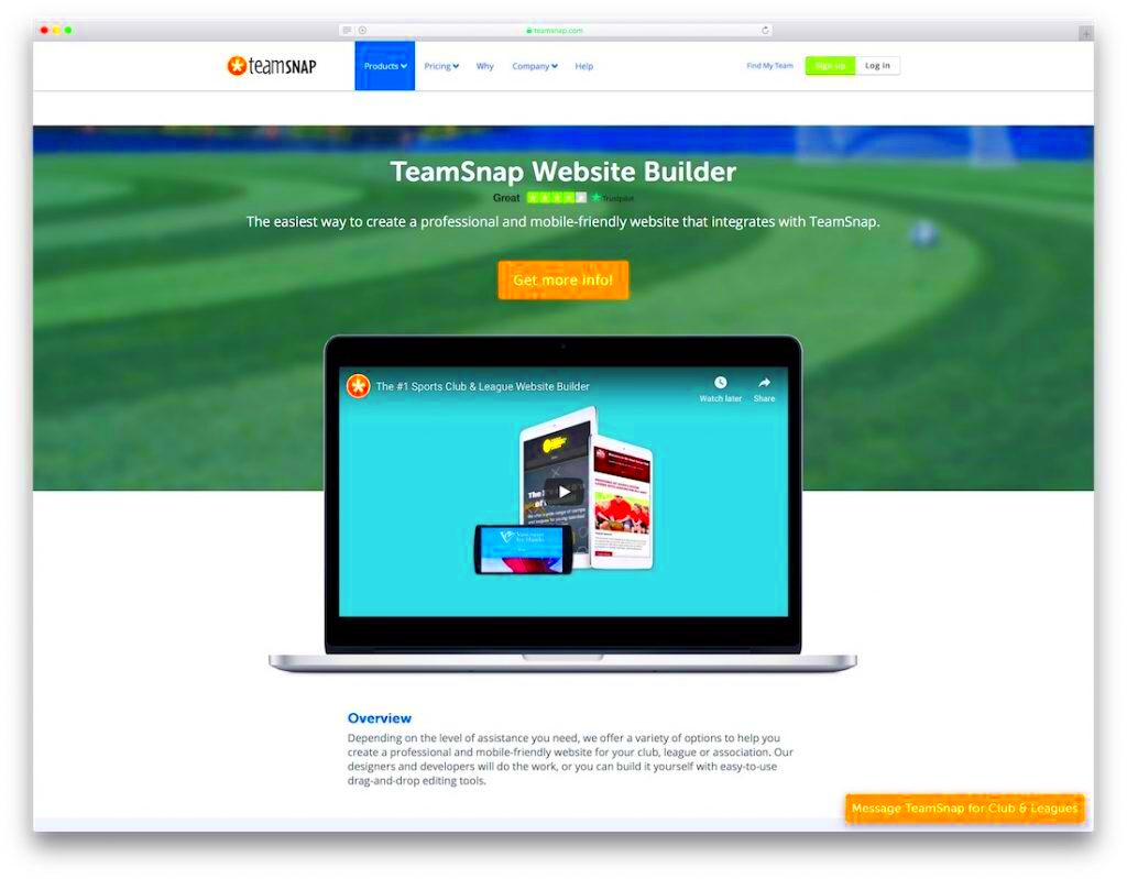 30 Best Sports Team Website Builders For Winners 2021  Colorlib