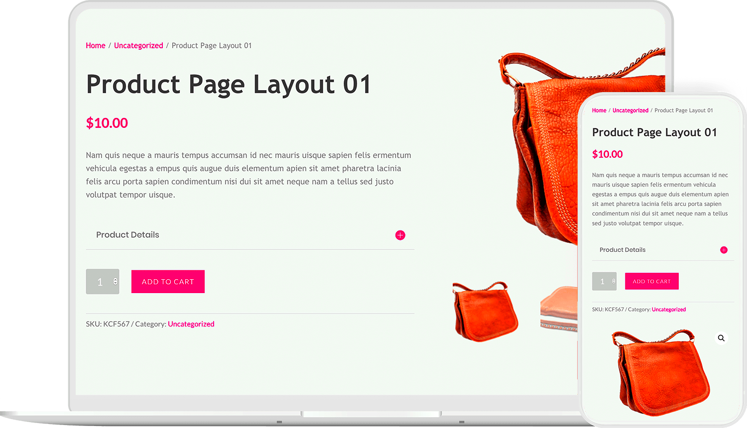 Divi Woocommerce Template