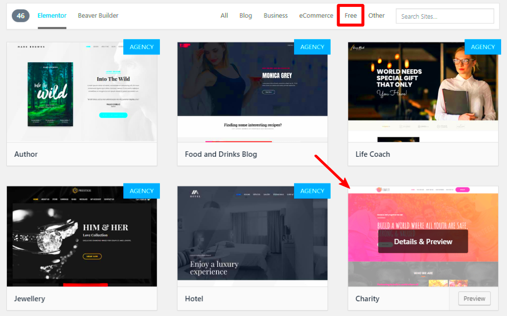 100 Stunning Elementor Templates Free  Premium