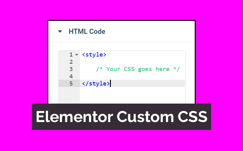 Add Custom CSS to Elementor Free best practices