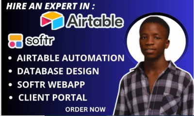 I Will Set Up Airtable, Automation, Airtable Database, Softr Website, and Adalo App