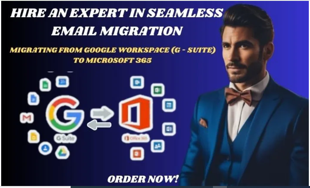 I Will Do Seamless Email Migration to Google Workspace or Microsoft 365