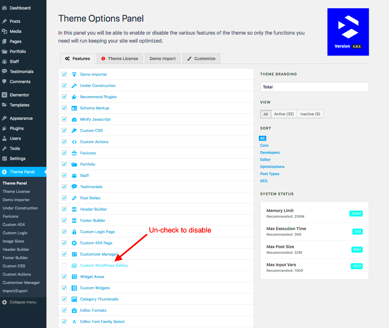 Fix Elementor Galleries  Total Docs