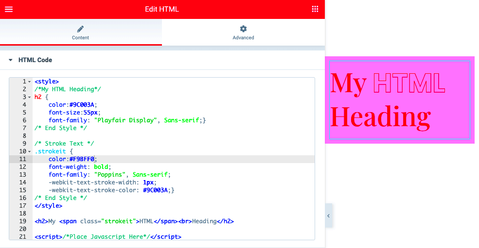 How to Edit HTML in Elementor  Elementor