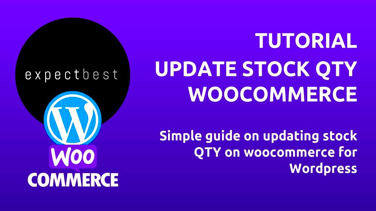 How to Update Product Stock Quantity  Woocommerce wordpress  YouTube