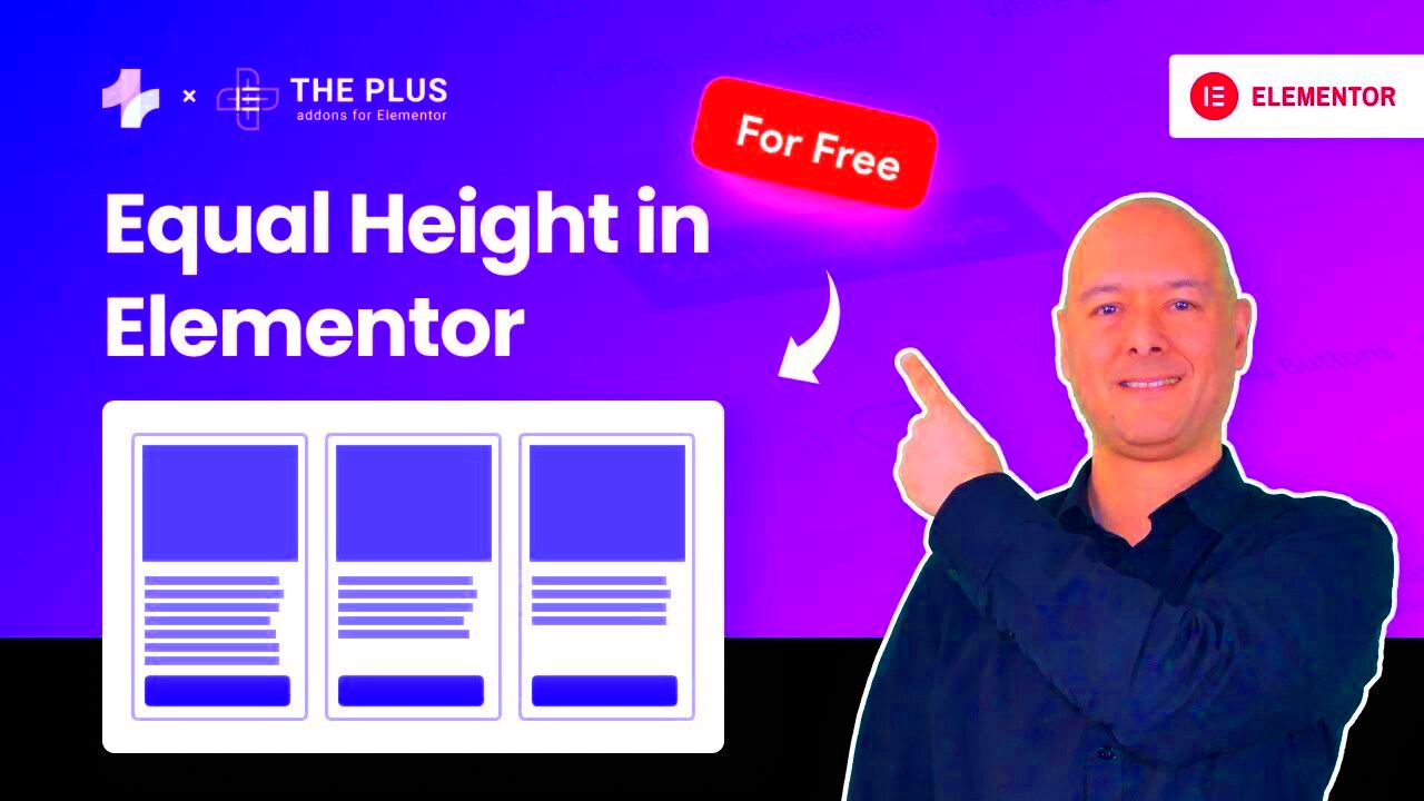 How to Fix Equal Column Heights for all Elementor widgets for FREE 