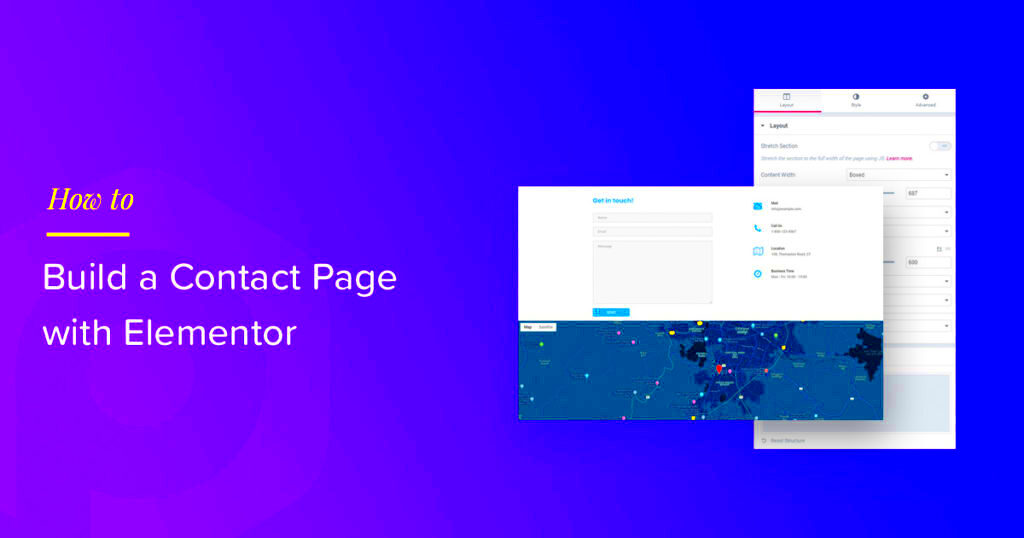 How to Build a Contact Page using Elementor Page Builder Plugin