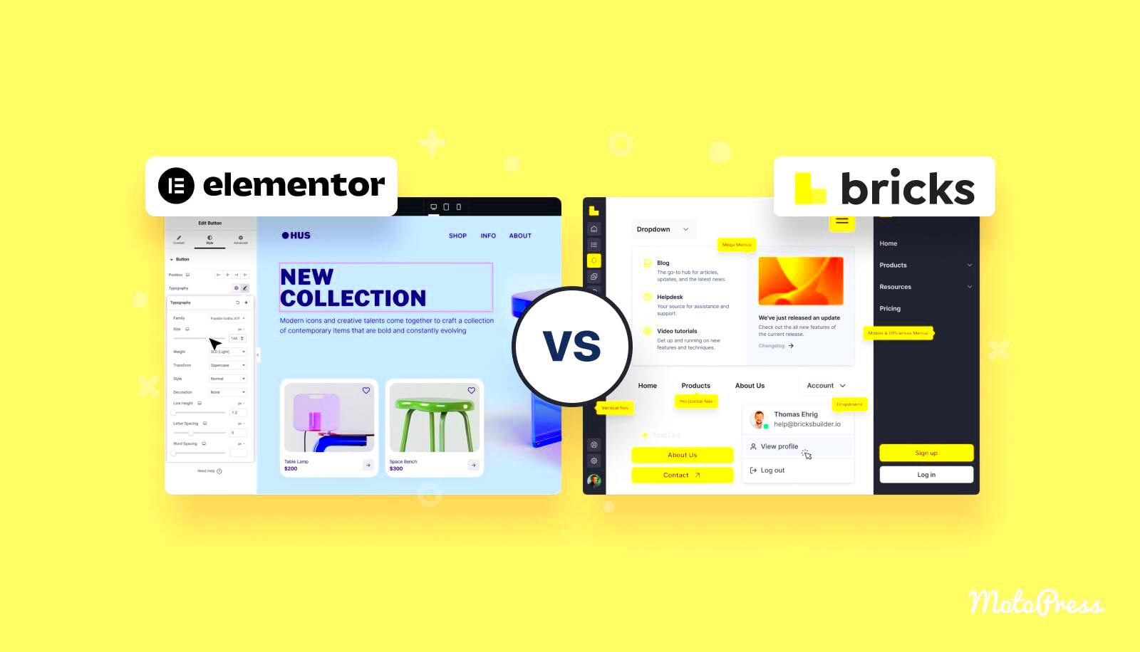 Bricks Builder vs Elementor Choosing the Best Visual Builder  MotoPress