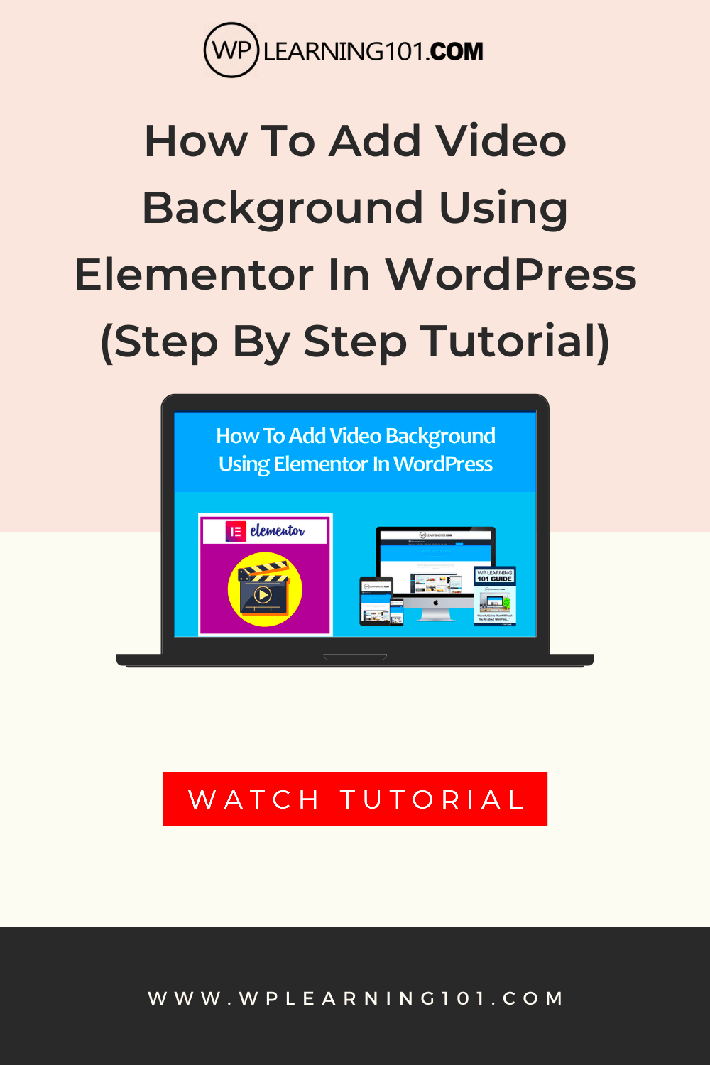 How To Add Background Video In Elementor  WP Learning 101