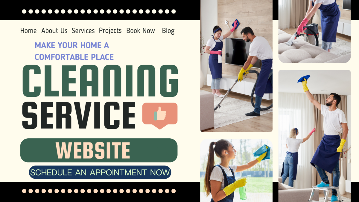 I Will Build a Professional Cleaning Service Website for House and Office Booking