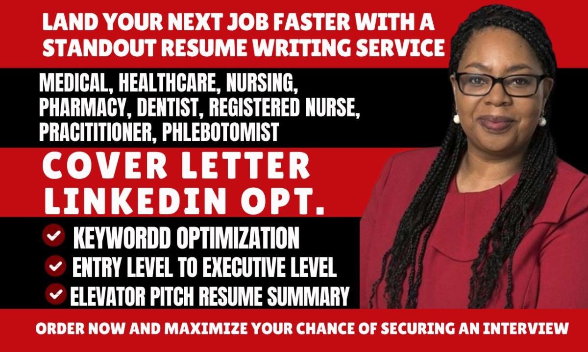 I Will Write a Resume for Healthcare Professionals, Practitioners, and Medical Coders