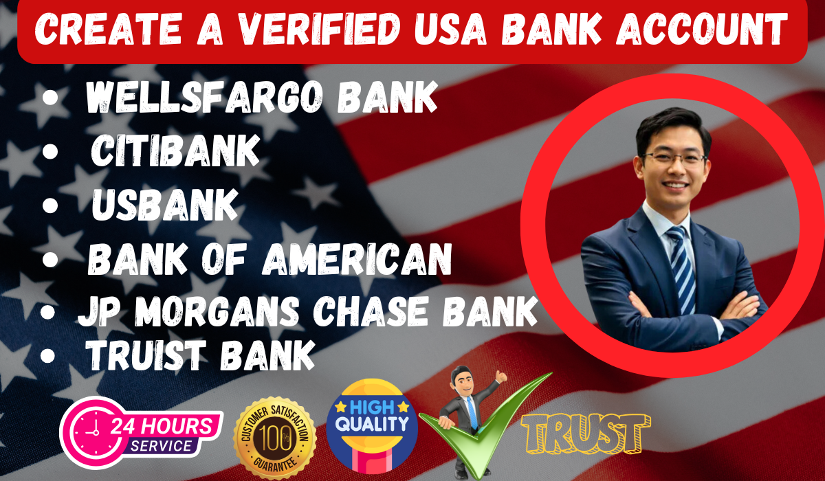 I WILL CREATE A VERIFIED USA BANK ACCOUNT FOR YOUR CROWDFUNDING CAMPAIGN AND BUSINESS