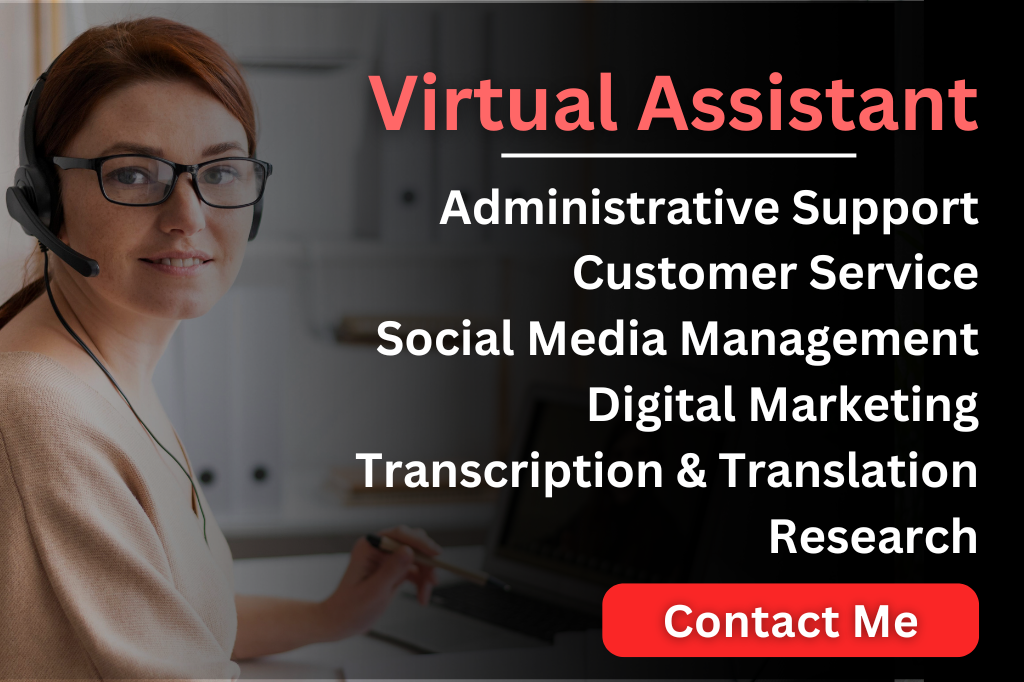 I Will Be Your Administrative Virtual Assistant and Social Media Manager