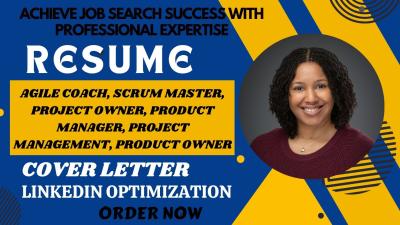 I Will Craft a Tailored Resume for Project Management, Product Management, and Agile Coaching Roles