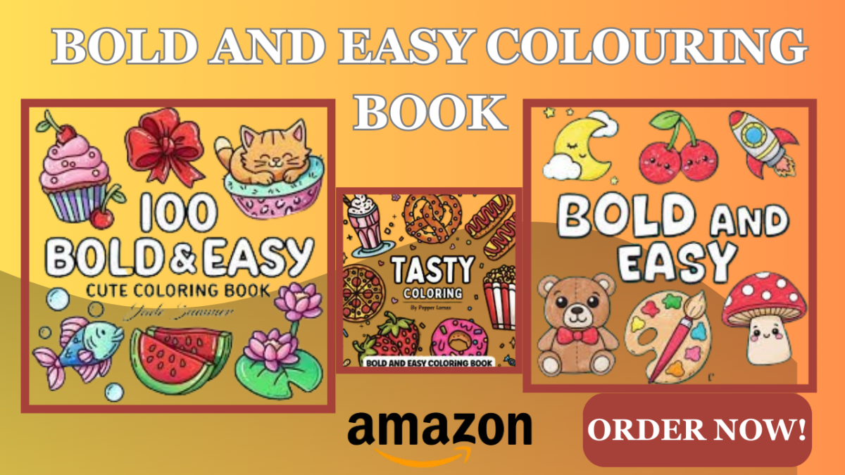 I Will Provide a Premium Bold and Easy Coloring Book for Amazon KDP