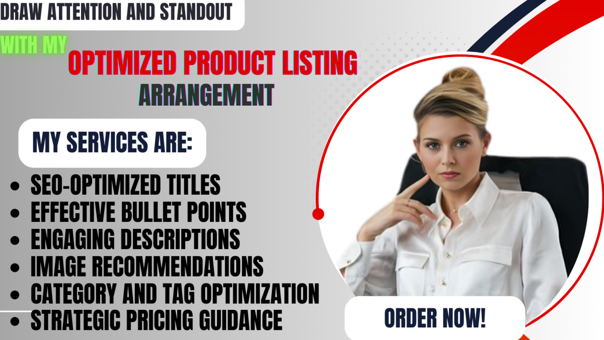 I will optimize product listing arrangement on amazon ebay walmart shopify