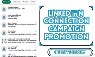 Reach Your Targeted Organic LinkedIn Audience Through Connection Send Message Requests