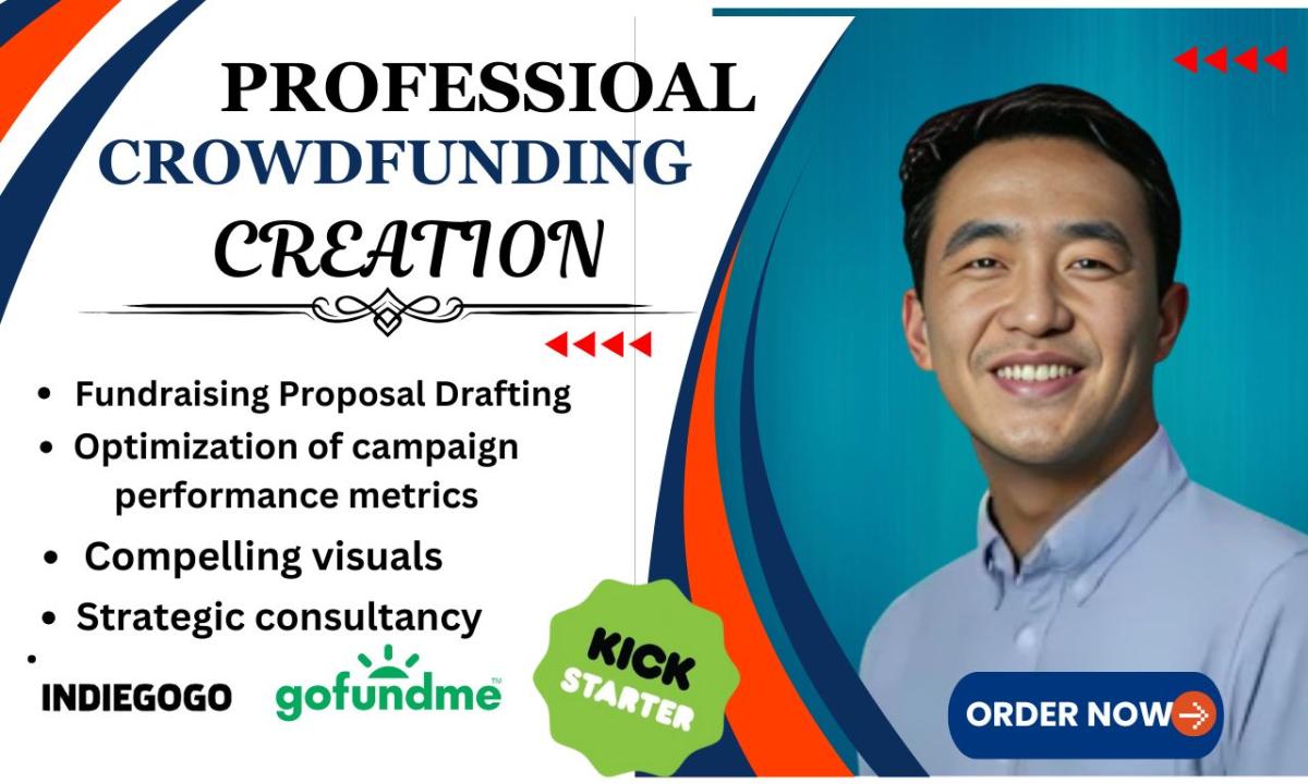 I Will Do Professional Crowdfunding Campaign Creation on Any Crowdfunding Platform