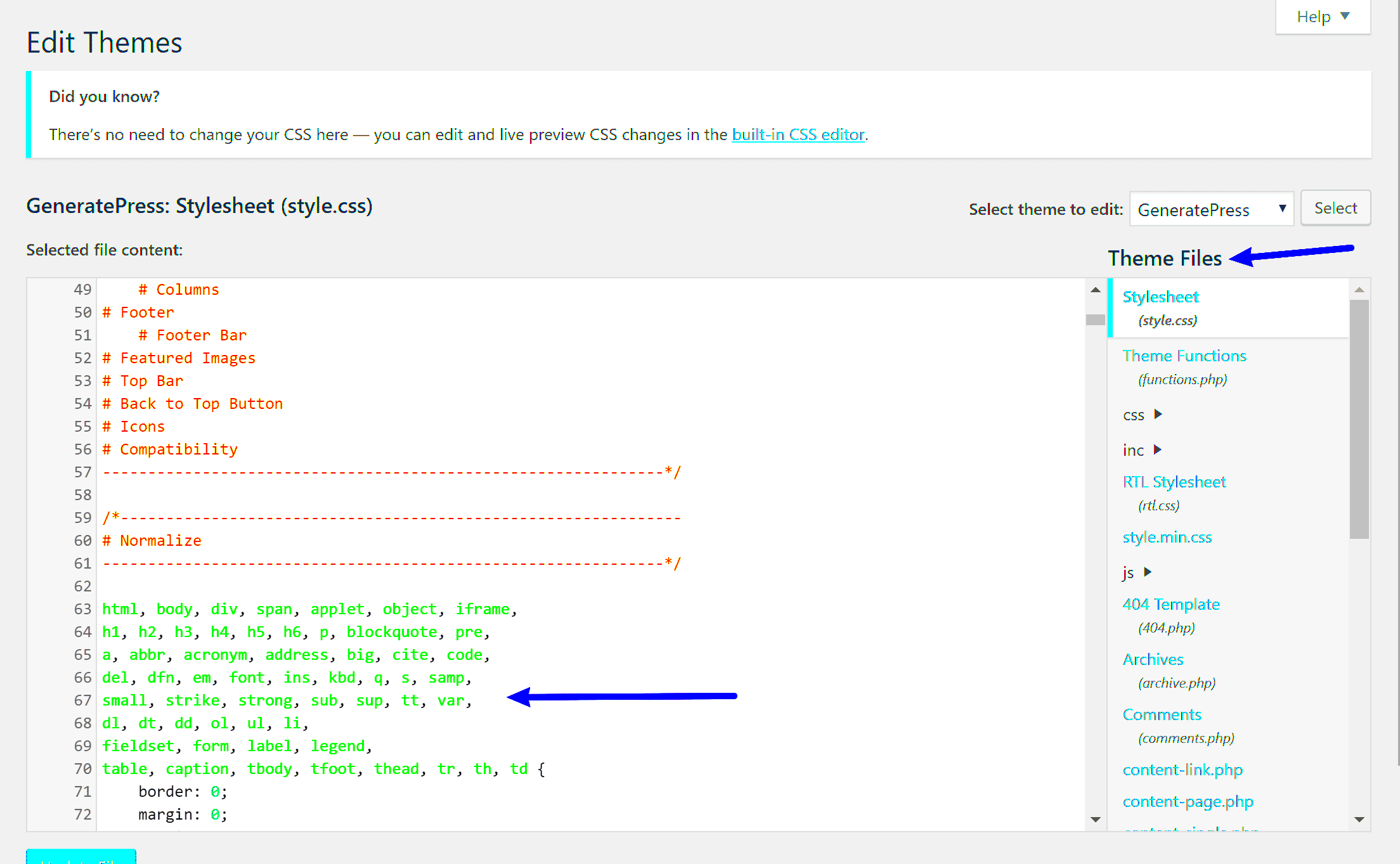 How to View the HTML Code of a WordPress Theme Saasland Example 