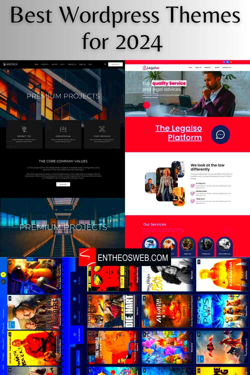Best WordPress Themes for 2024  EntheosWeb