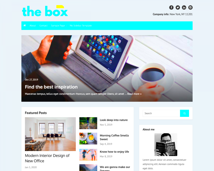 The Box Plus WordPress Theme  Design Lab Themes