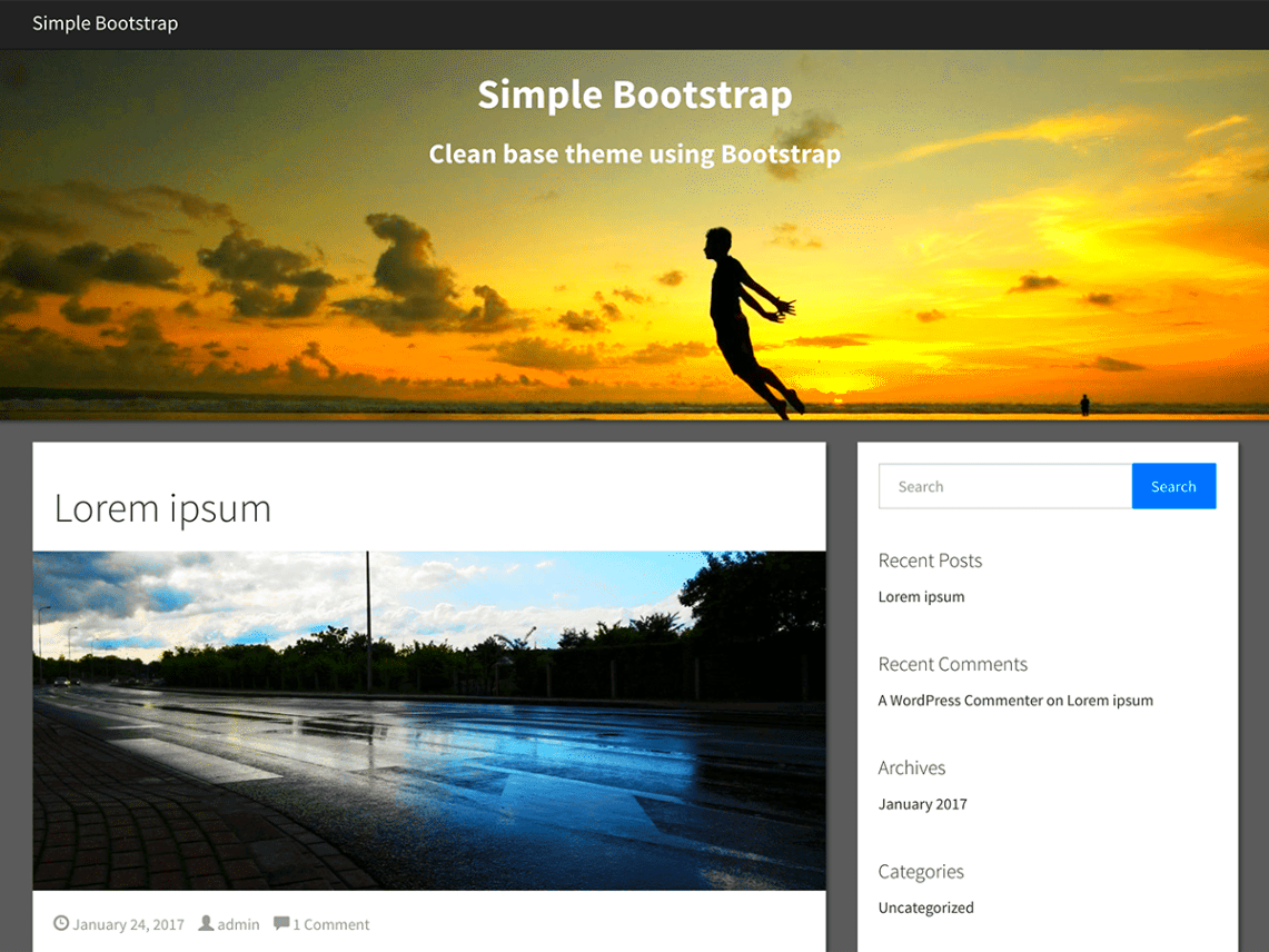 6 Best Free Bootstrap WordPress Themes Built With Bootstrap Framework