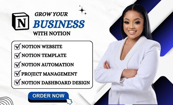 I Will Build a Customized Notion Template to Boost Productivity | Notion Expert