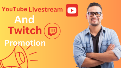 I Will Do Organically YouTube Live Stream & Twitch Live Stream