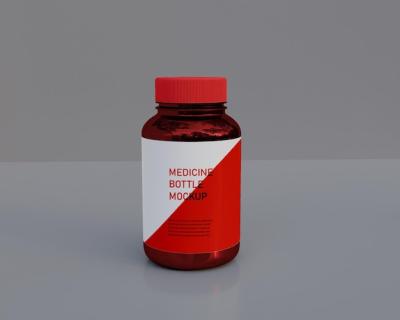 Supplement Bottle Mockup – Free Stock Photo for Download