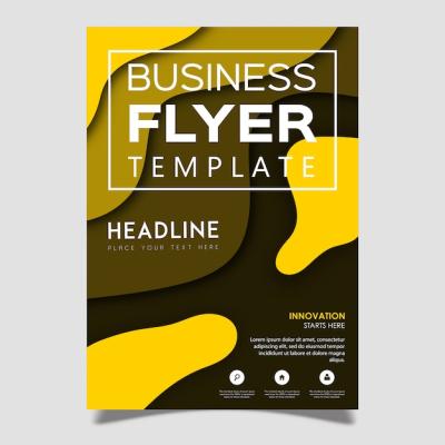 Colorful Vector Flyer Template Design – Free to Download