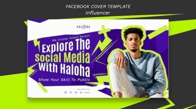 Facebook Cover for Influencer Strategy – Free Download, Download Free Stock Photo