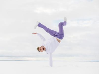 Handsome Hip Hop Dancer Outside in the Snow – Free Stock Photo, Download Free Stock Photo