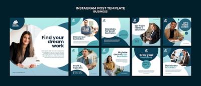 Flat Design Business Template – Free Download, Download Free Stock Photo