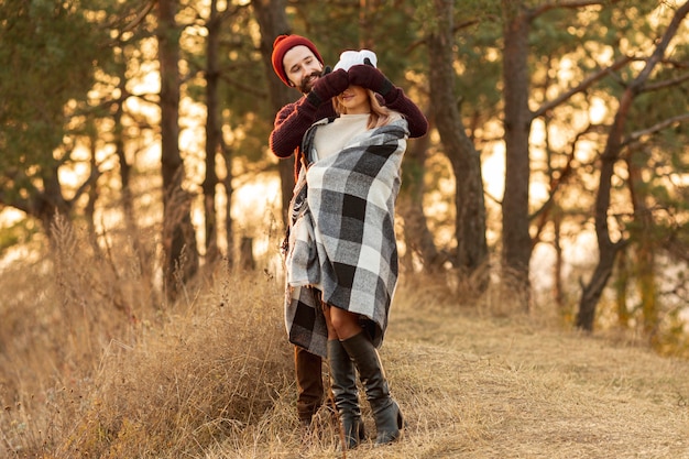Friend Playfully Covering Eyes â Free Stock Photo, Download for Free