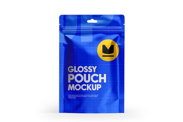 Plastic Foil Pouch Packaging Mockup PSD Template for Presentation – Free Download