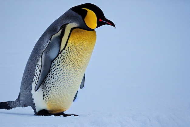 Stunning Large Emperor Penguins with Variegated White and Yellow Breasts – Free Stock Photo Download