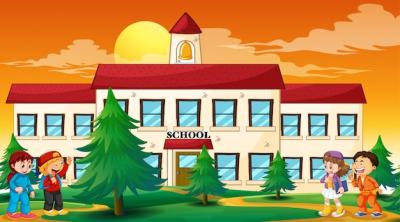 Children Outside School Scene – Free Stock Photo, Download for Free