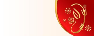 Happy Ganesh Chaturthi Greeting or Invitation Banner with Text Space – Free to Download