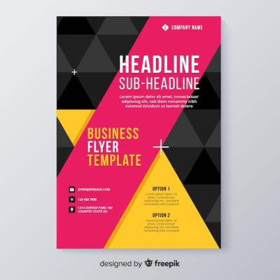 Business Flyer Vector Template – Free Download